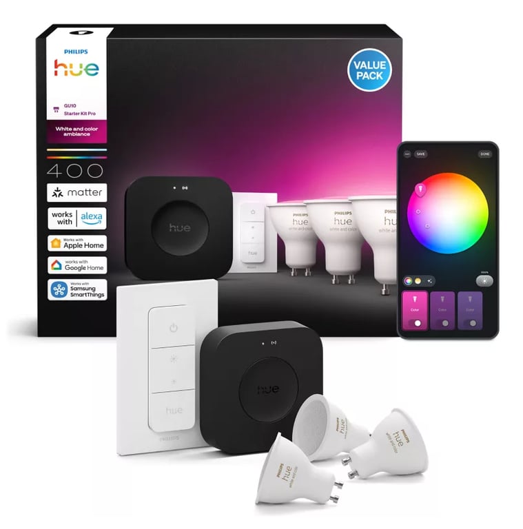 Philips Hue WCA GU10 3KIT sw Pro EU - vue 4