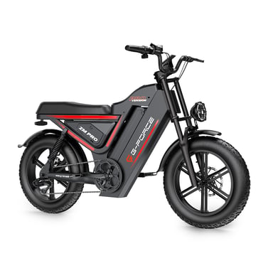 VTT électrique G-FORCE ZM PRO avec batterie 52 V 40 Ah et double suspension