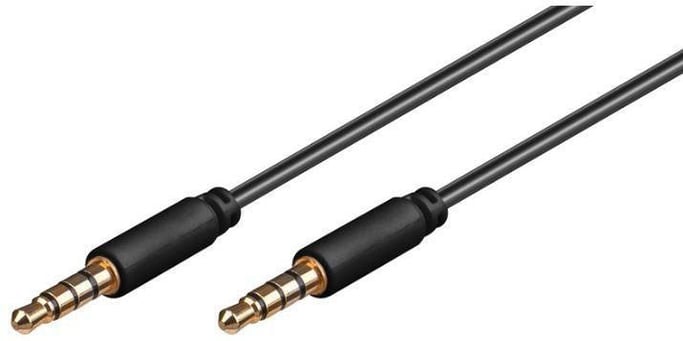 Microconnect IPOD017 cavo audio 1,5 m 3.5mm Nero (3,5 mm Headphone & Audio Cable - 3.5mm Minijack extension Cable - Warranty: 300M)