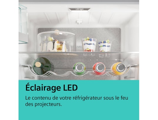 Réfrigérateur Combiné Siemens KI86NVFE0 – 260L No Frost, Classe E - vue 6