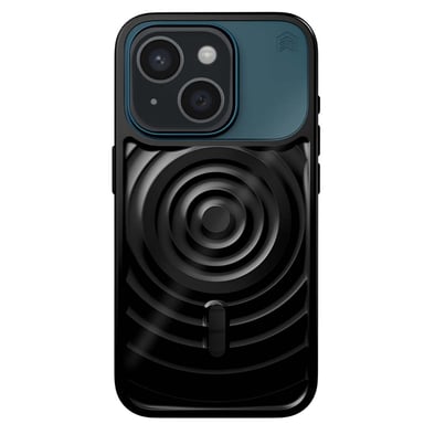 STM Funda para iPhone 15 Mag Seguro con Dos Ondulados Antirrayaduras Negro