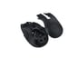 Razer Naga V2 HyperSpeed Mouse wireless da gioco RF per destri + Bluetooth ottico 30000 DPI