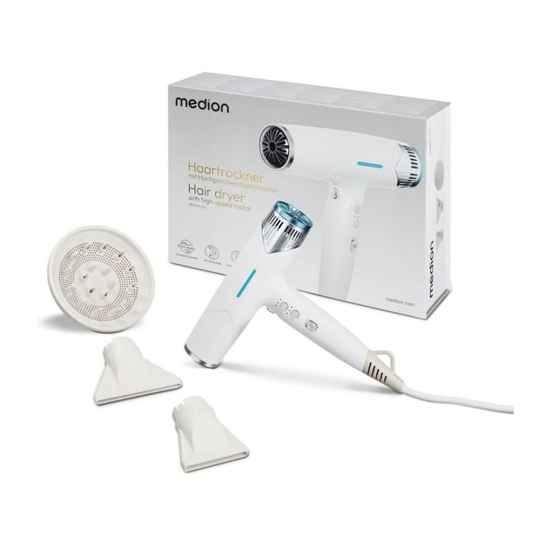 Sèche cheveux MEDION MD19984 3 vitesses 105°C
