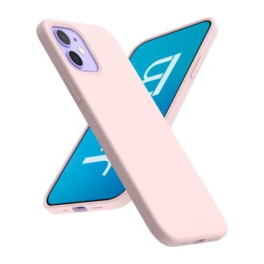 JAYM - Funda de silicona rosa para [ iPhone 16e ] - 100% silicona y microfibra - Reforzada y ultra suave