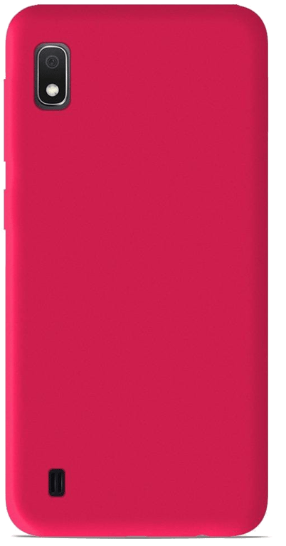 Coque silicone unie compatible Mat Rose Samsung Galaxy A10