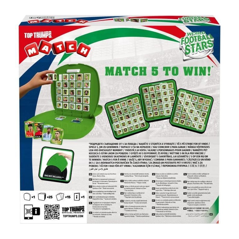 Top Trumps Jeu de Football Plus 2 Joueurs Jeu Plateau Logique Joueurs célèbres pour passionnés et Fans de Foot - vue 5