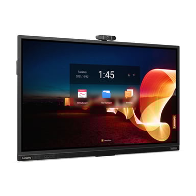 Lenovo ThinkVision T75 pantalla para PC 190,5 cm (75'') 3840 x 2160 Pixeles 4K Ultra HD LED Pantalla táctil Negro