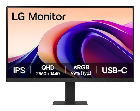 LG 24U631A-B écran plat de PC 60,5 cm (23.8 ) 2560 x 1440 pixels Quad HD Noir - Neuf