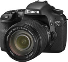 Canon EOS 7D Noir - vue 1