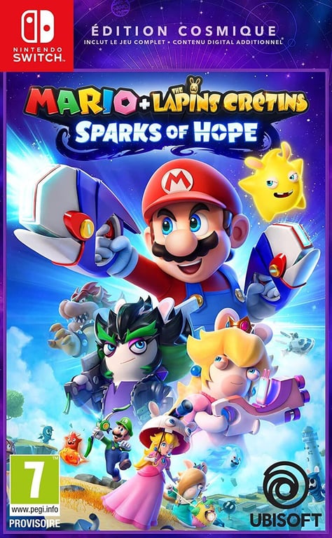 MARIO THE LAPINS CRÉTINS SPARKS OF HOPE ÉDITION COSMIQUE SWITCH - vue 3