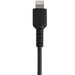 StarTech.com Cable Resistente USB-A a Lightning de 30 cm Negro - Cable de Sincronización y Carga USB Tipo A a Lightning con Fibra de Aramida Resistent