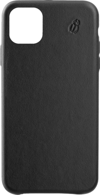 Custodia in pelle nera per Apple iPhone 11 Beetlecase