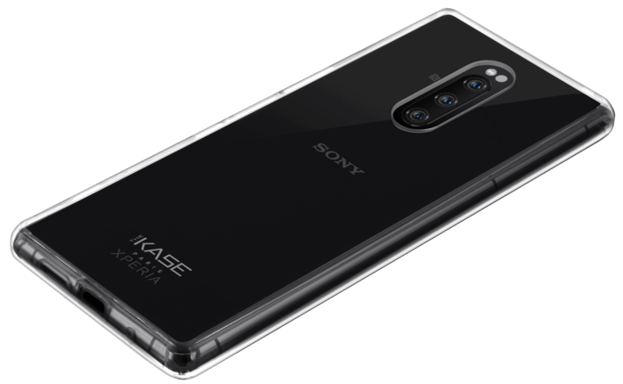 Guscio ibrido invisibile per Sony Xperia 1, trasparente