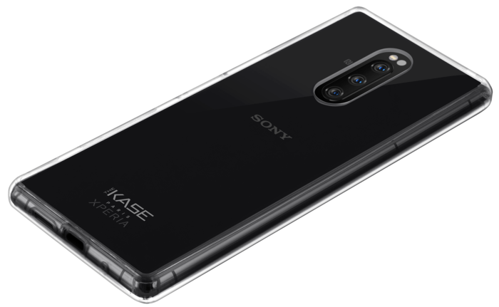 Carcasa híbrida invisible para Sony Xperia 1, Transparente