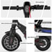 Patinete eléctrico con ABE MegaMotion M5-HB15 de 350 W, 8,5 pulgadas, 36 V y 7,5 Ah