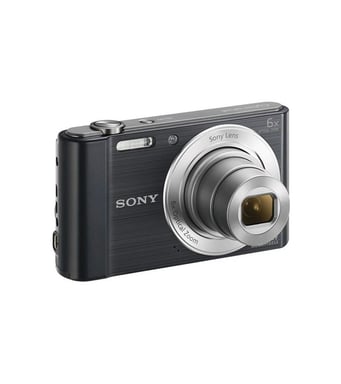SONY DSC-W810 Noir - CCD 20 MP Zoom 6x Appareil photo numérique Compact