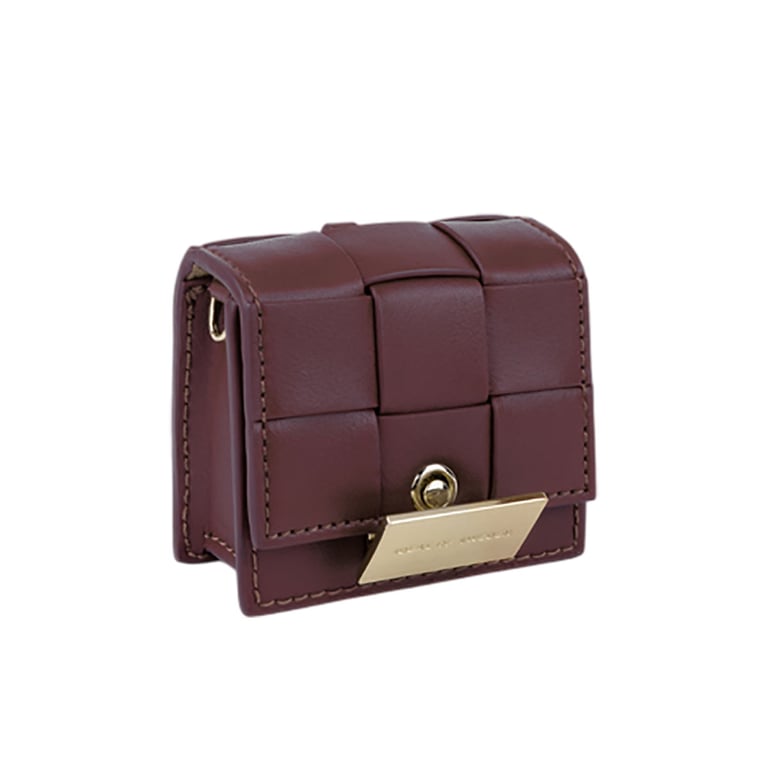 Ideal Of Sweden Mini Sac pour AirPods Toute Génération Modèle Braided avec Bandoulière Ajustable Rouge - Neuf Rouge - vue 2