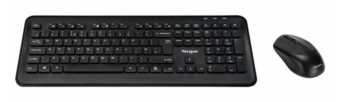 Targus AKM610UK teclado Ratón incluido Universal RF inalámbrico QWERTY Inglés Negro