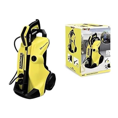 Nettoyeur haute pression jouet Smoby Karcher K4 jaune et noir à raccorder au tuyau d'arrosage - Neuf