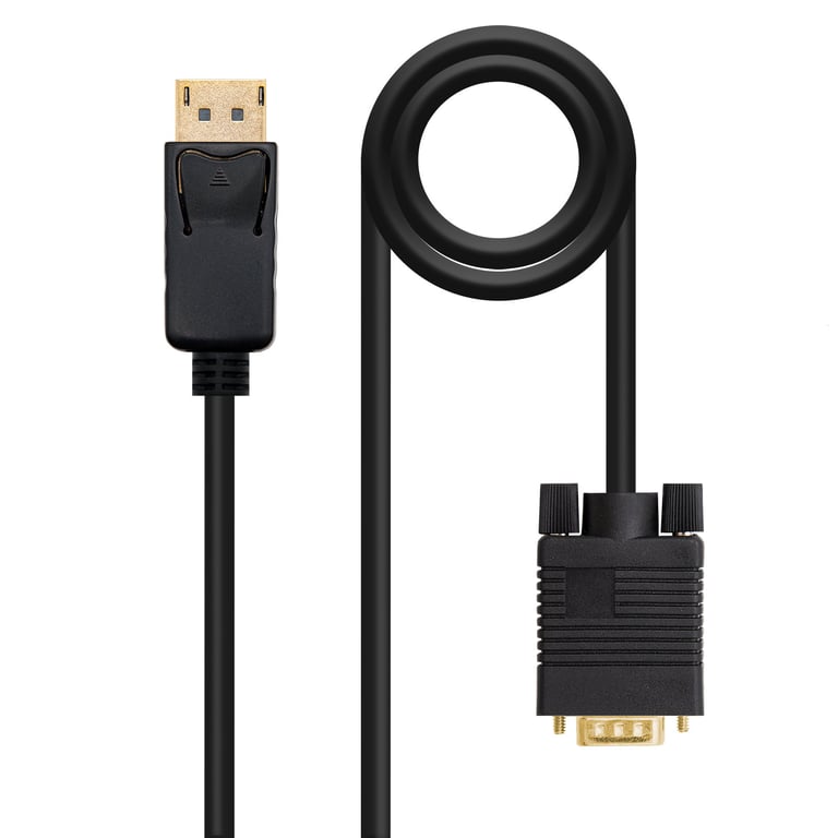 Nanocable 10.15.4402 câble vidéo et adaptateur 2 m DisplayPort VGA (D-Sub) Noir - Excellent état Comme neuf - N/A reconditionné disponible sur Pixmania