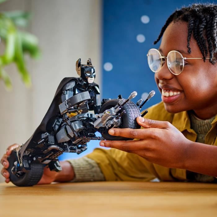 Lego Super Heroes La Figurine De Batman? À Construire Et La Moto Bat pod 76273 Lego La Boîte - vue 3