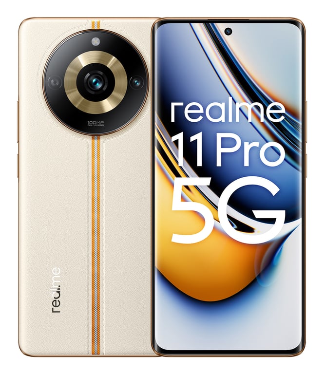 Realme 11 Pro (5G) 128 Go, Beige, Débloqué - Excellent État