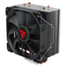 Savio SAVGCOFROSTX2 sistema de refrigeración de ordenador Caja PC Disipador térmico/Radiador 12 cm Negro 1 pieza(s)