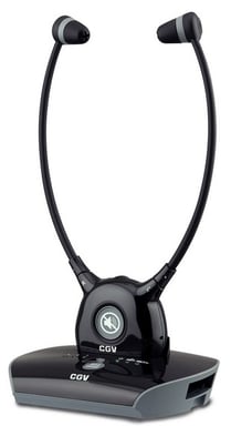 HEL DOLFIN Cuffie senza fili Stetoscopio Musica Nero