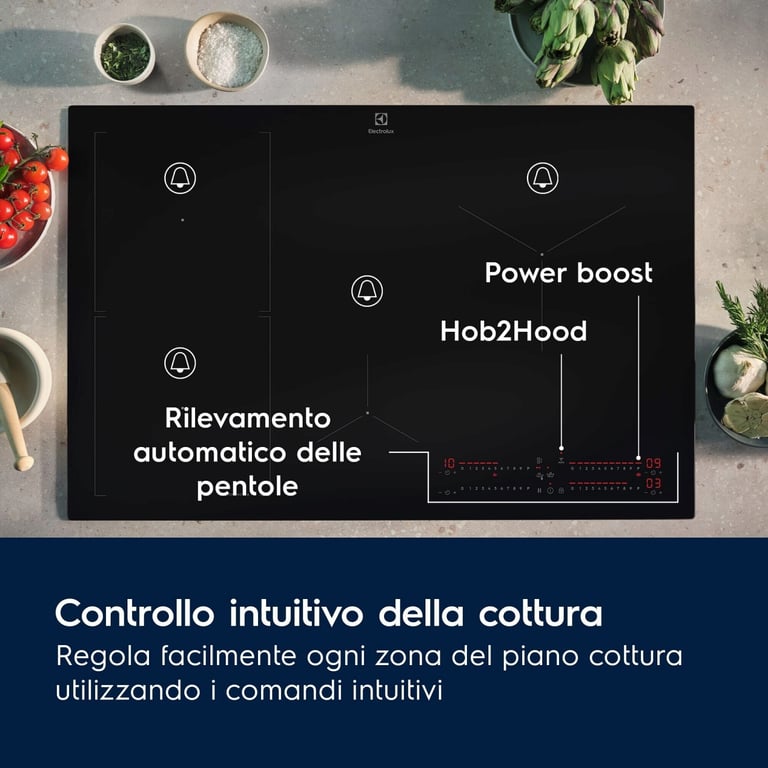 Table induction ELECTROLUX EIS62453 SenseBoil - vue 3