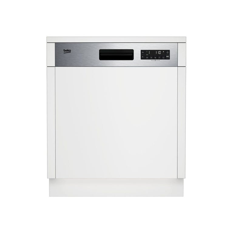 Lave vaisselle semi encastrable BEKO BDSN28530X 15 couverts L60cm 45 db tiroir à couverts - vue 2