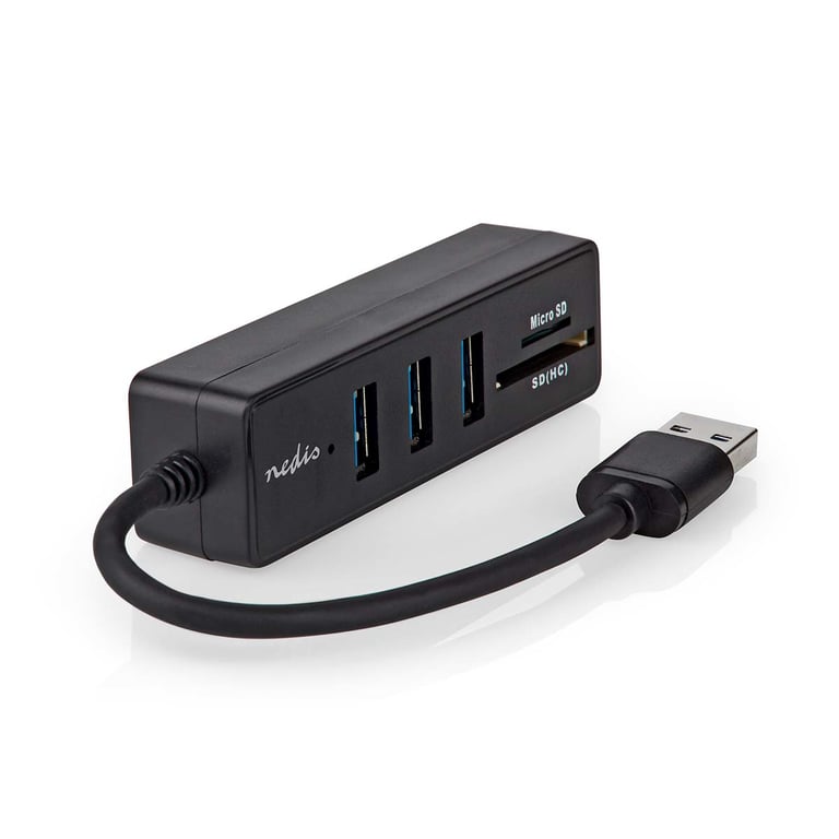 Nedis Hub USB 3.0 + Lecteur carte micro SD - vue 2