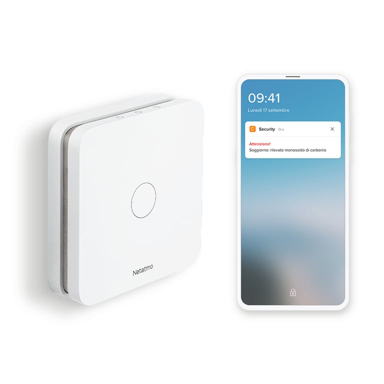 Détecteur de monoxyde de carbone Netatmo NCO IT - vue 2