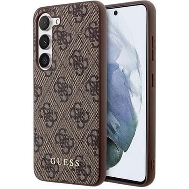 Cover per Samsung Galaxy S23 in TPU con Motivo 4G e Logo in Metallo