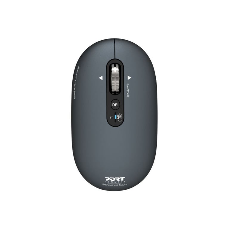 Souris Sans Fil PORT Connect Pure Color – Bluetooth/RF 2.4 GHz, 3200 DPI, 5 Boutons - vue 2