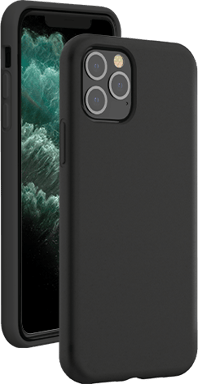 BigBen Connected Funda para iPhone 11 Pro Rígida y Elegante en Silicona Soft Touch Negro