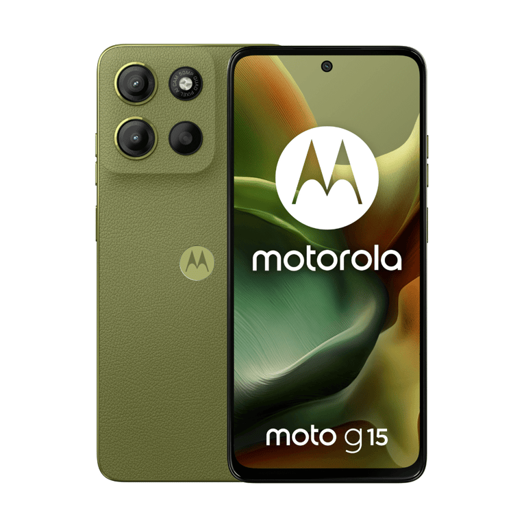 Moto G15 (4G) 128 Go, Vert - Neuf