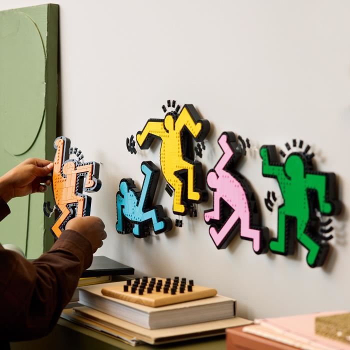 LEGO 31216 Art Keith Haring, Les Figures Dansantes, Décoration d'Intérieur et Set de Construction pour Adultes - Neuf