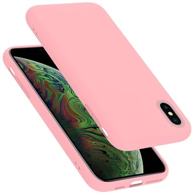 Coque pour Apple iPhone XS MAX en LIQUID PINK Housse de protection Étui en silicone TPU flexible