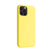 Carcasa de gel de silicona suave a prueba de golpes para Apple iPhone 12/12 Pro, amarillo limonada