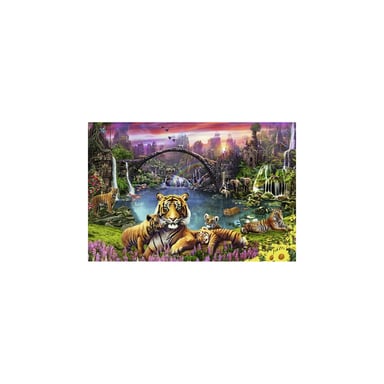 Puzzle da 3000 pezzi - Maestose tigri della laguna