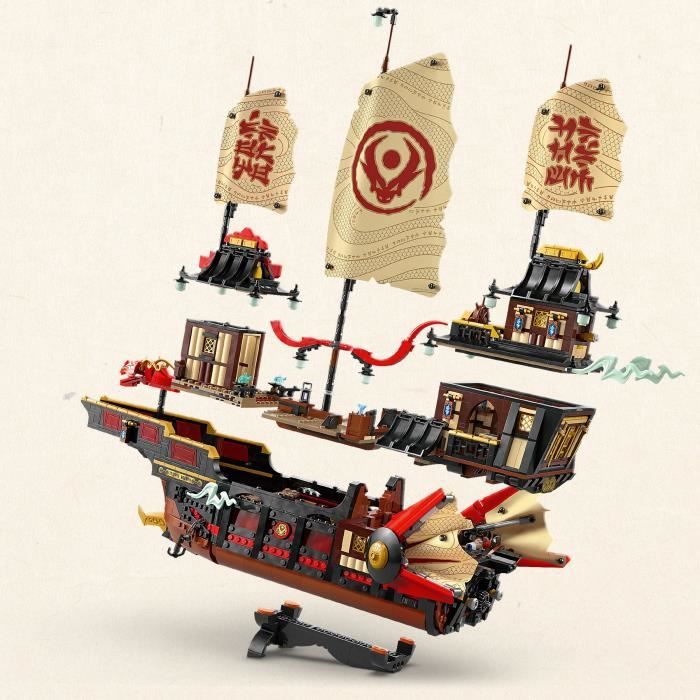 NINJAGO 71848 Le Temple Bounty Jeu de construction pour garçon des Bateau Neuf - vue 3