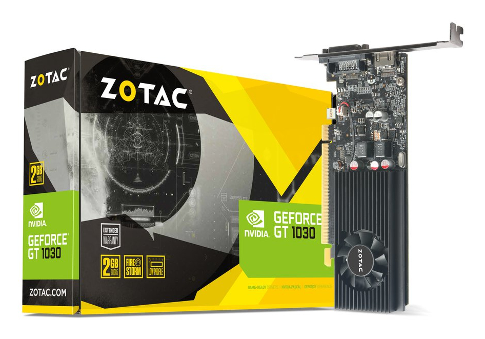 Zotac ZT P10300A carte graphique NVIDIA GeForce GT 1030 2 Go GDDR5 Neuf