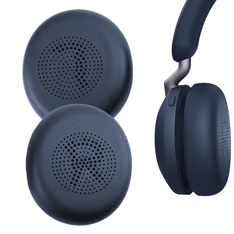 Coussinets d'oreille de remplacement pour Jabra Elite 45h/Evolve2 65 Blue - Neuf
