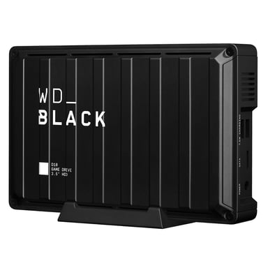 Disco rigido esterno Western Digital D10 8Tb nero, bianco