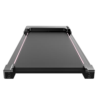 Tapis roulant FT33 con pedana, velocità da 1 a 6 km/h, ammortizzazione e design compatto e pieghevole per casa e ufficio - rosa