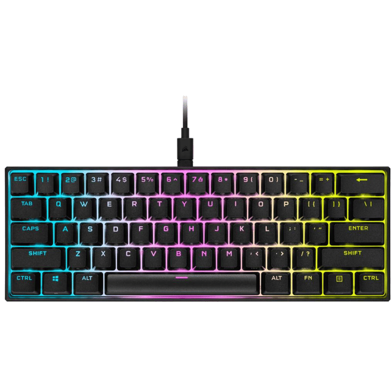 Corsair K65 RGB Mini clavier USB Belge Noir