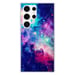 Funda de silicona - Compatible con Samsung Galaxy S24 Ultra - diseño galaxie bleue