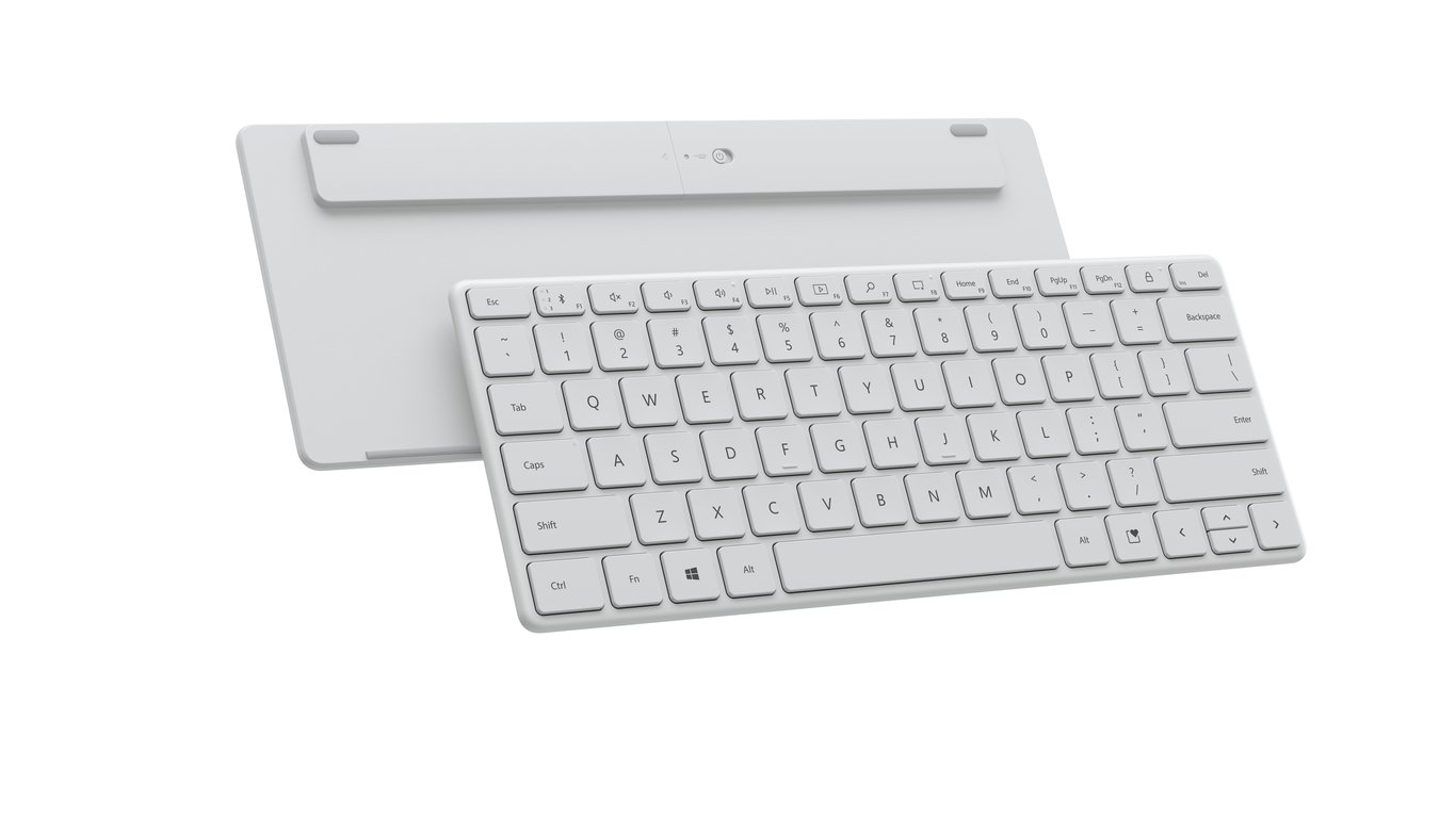 Microsoft Designer Compact Keyboard Clavier Bluetooth compact français AZERTY - vue 2
