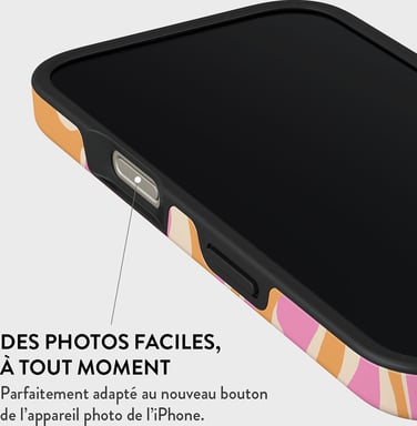 Burga Funda para iPhone 16 Pro Reforzada MagSafe Aloha Patterns Multicolor