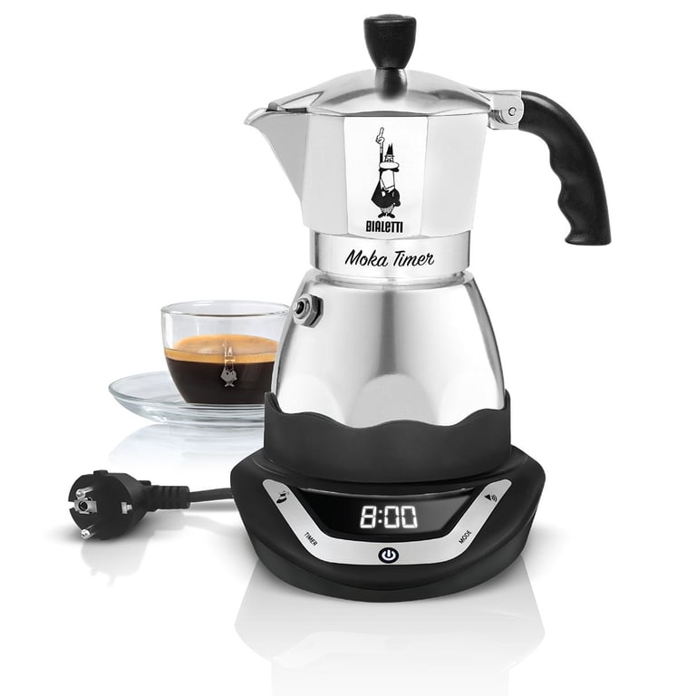 BIALETTI Cafetière italienne électrique 3 tasses Moka Timer - vue 6